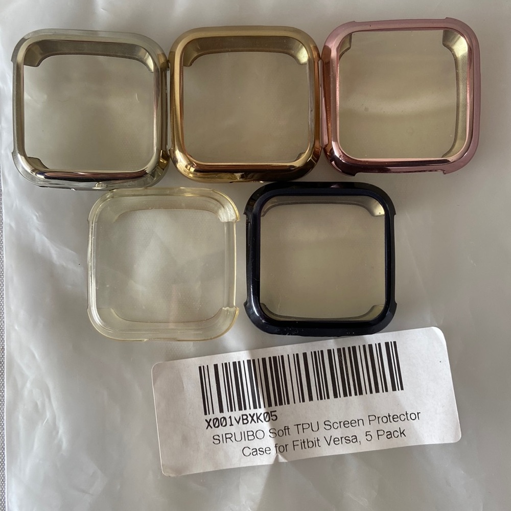 Fitbit Versa - Cases; Screen Protectors, used with Special Edition Watch
